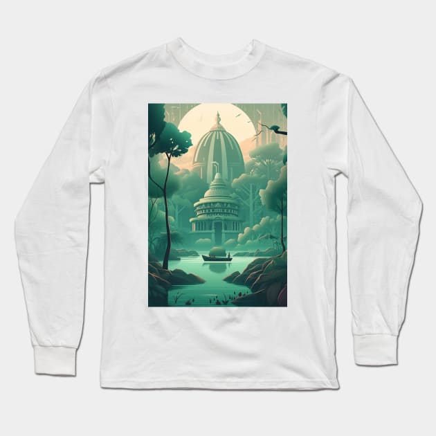 Beauty of India Long Sleeve T-Shirt by CEYLONEX